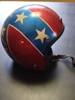 Rare! Vintage 60's Motorcycle Helmut